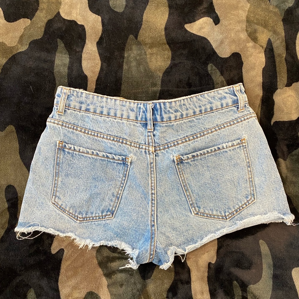 Mid Rise Denim Shorts - Picture 2 of 2